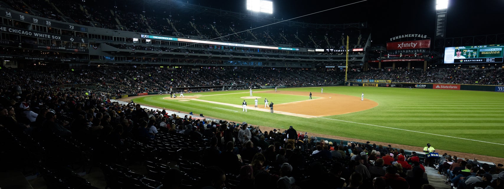 Seat view from Gold Box