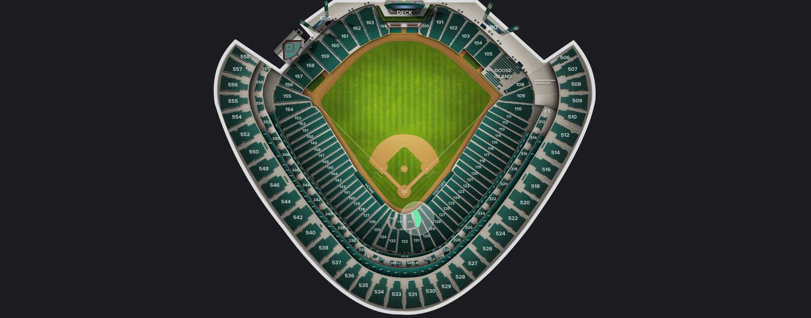 Seat view from Wintrust Scout