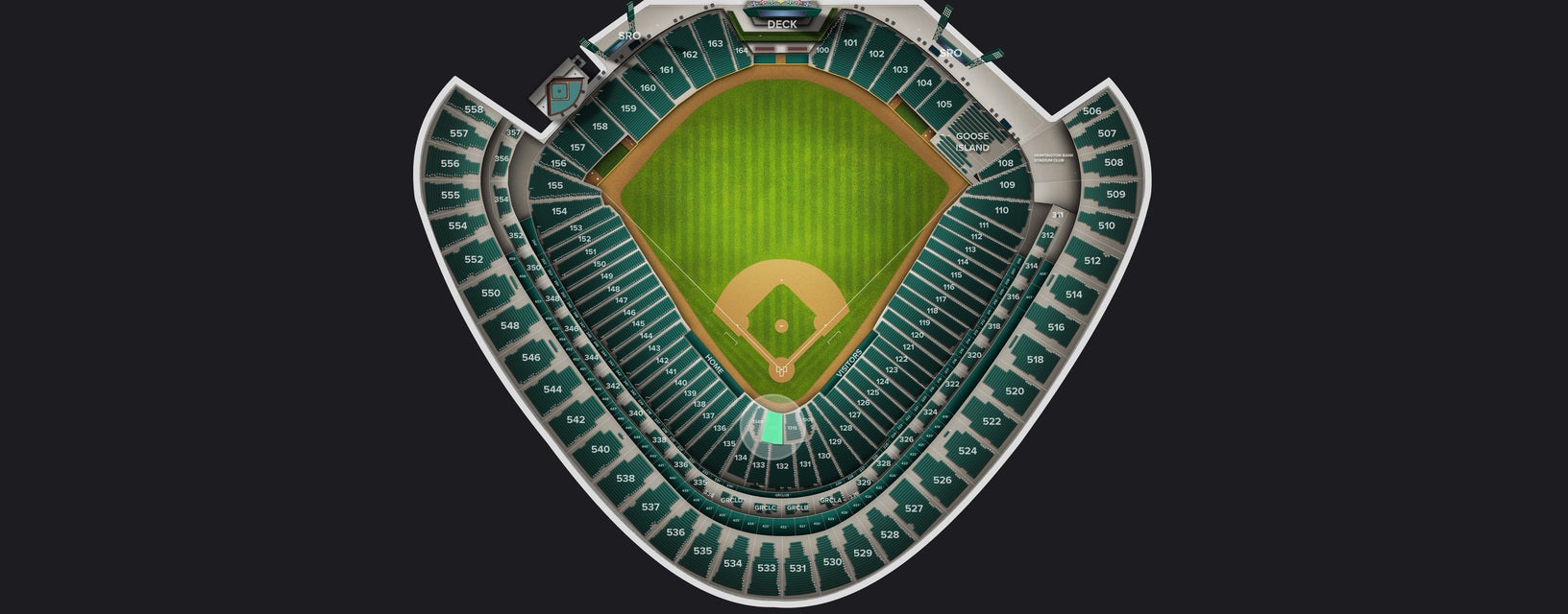 Seat view from Wintrust Scout