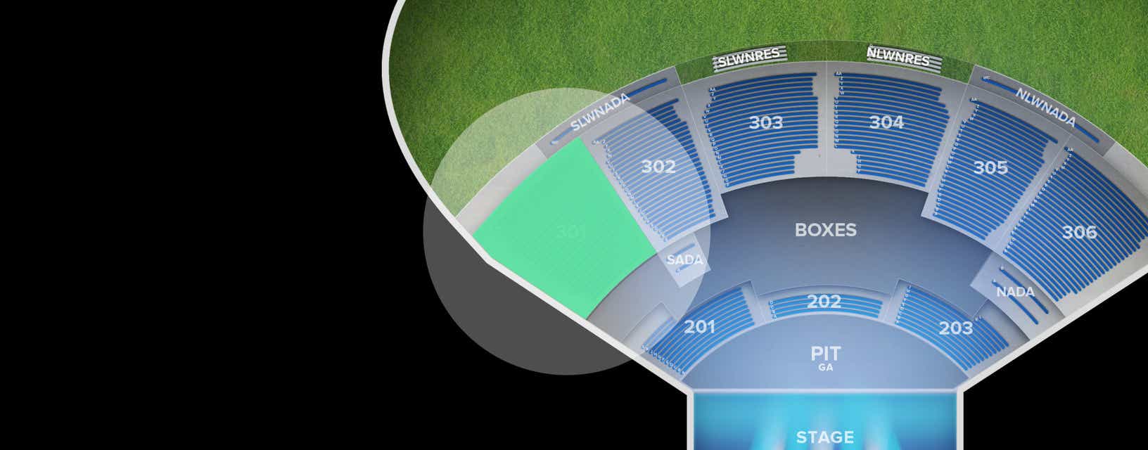 Seat view from Upper