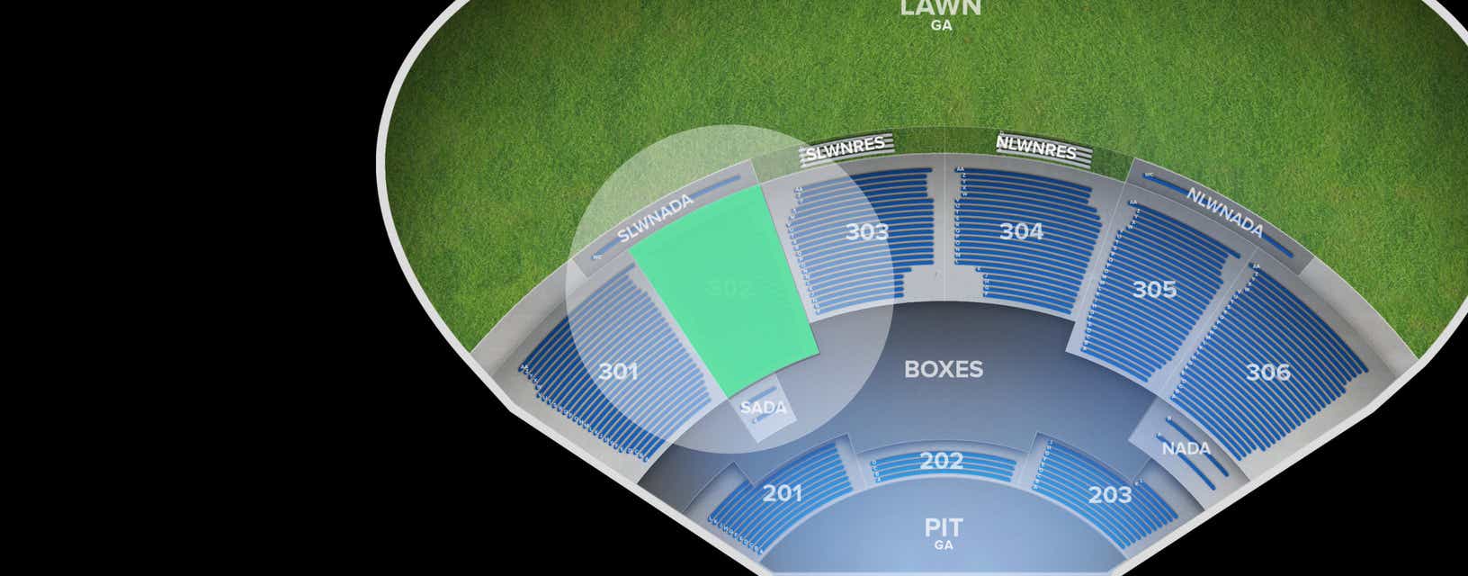 Seat view from Upper