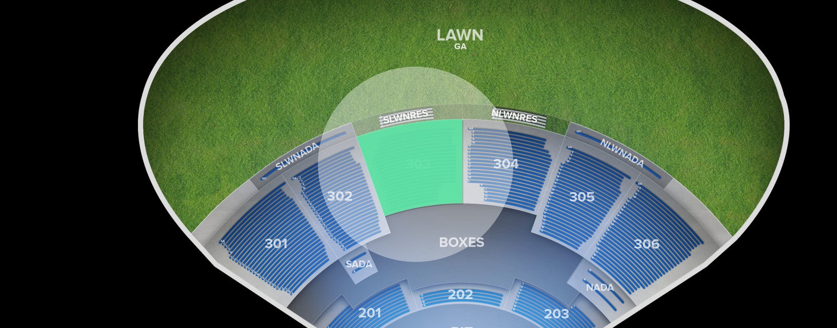 Seat view from Upper