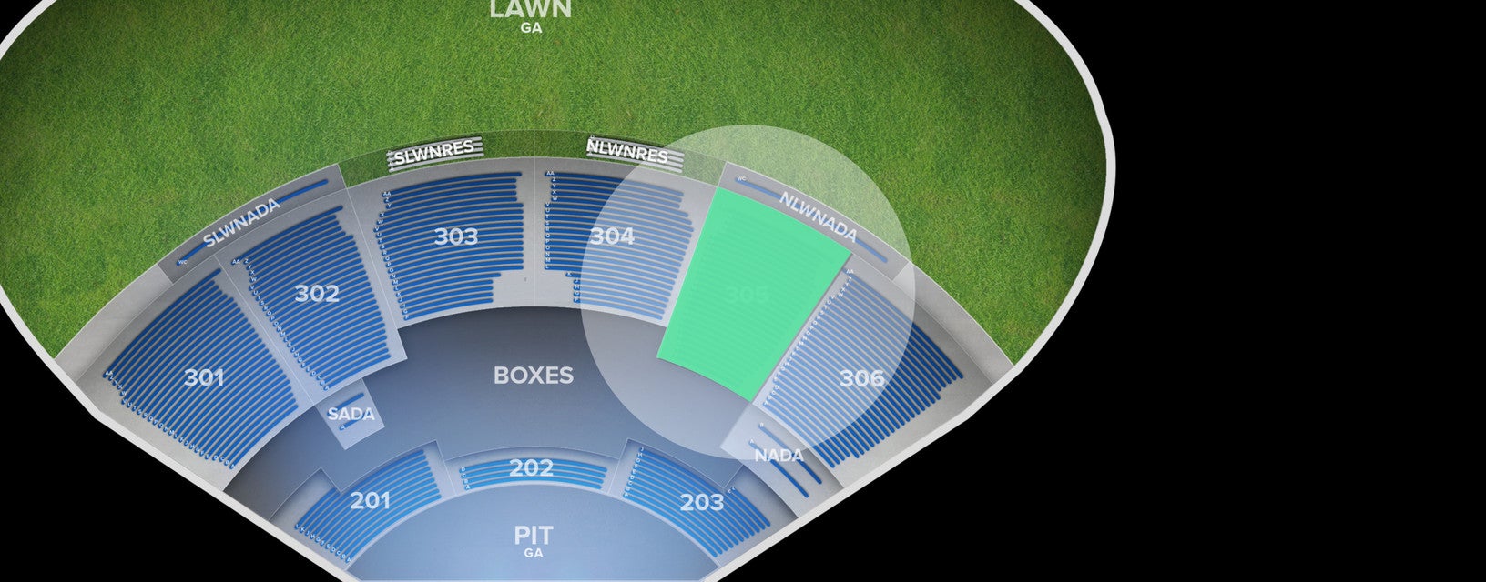 Seat view from Upper