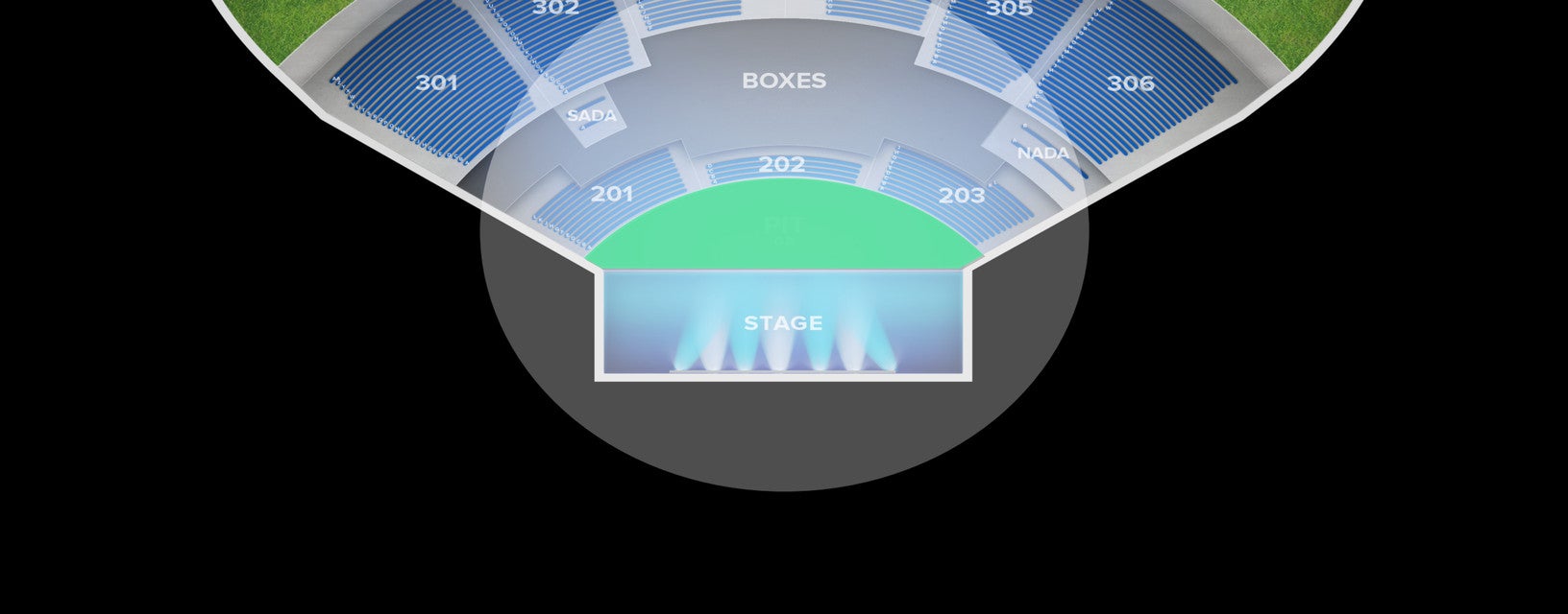 Seat view from Pit