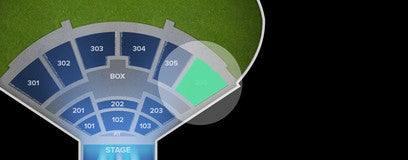 Seat view from Upper