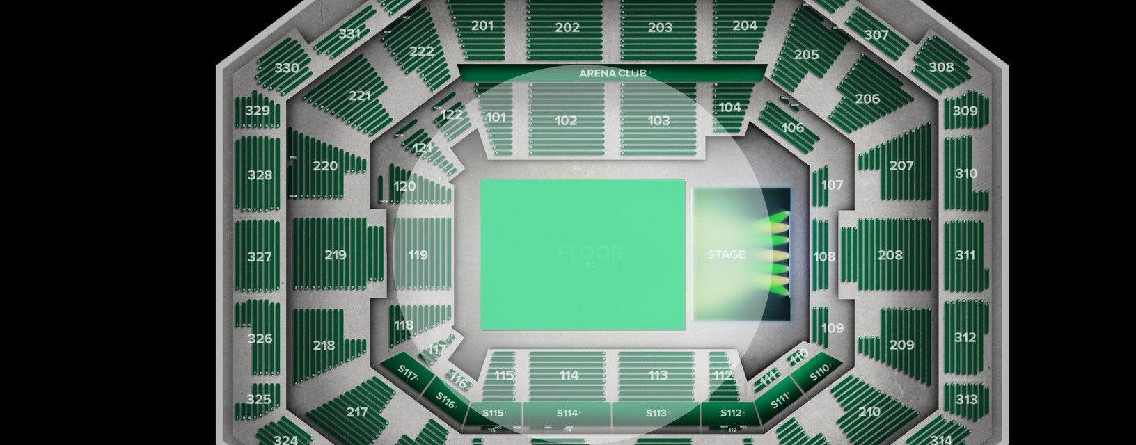 Seat view from Floor