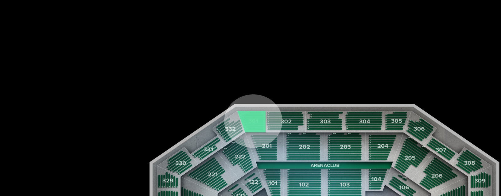 Seat view from Upper