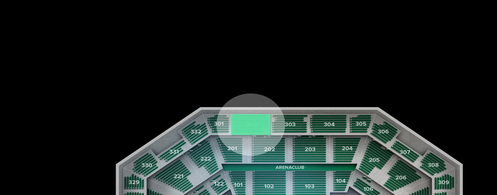 Seat view from Upper