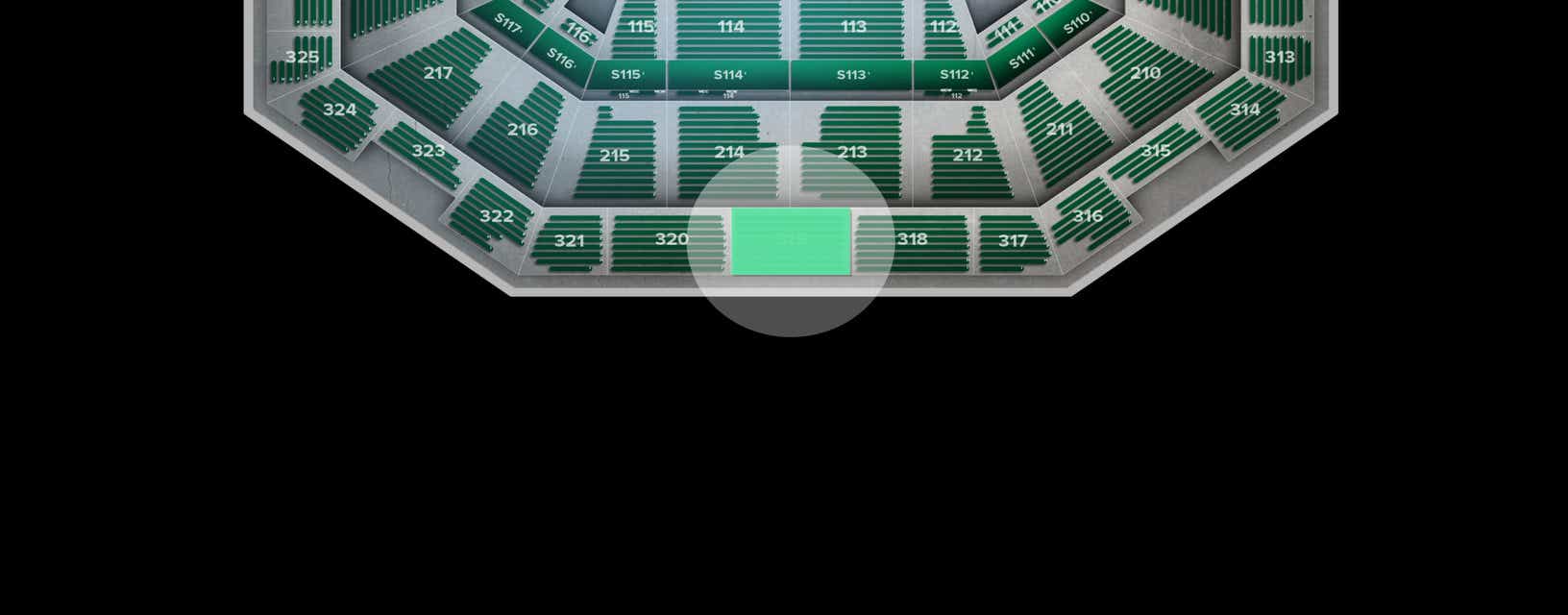 Seat view from Upper