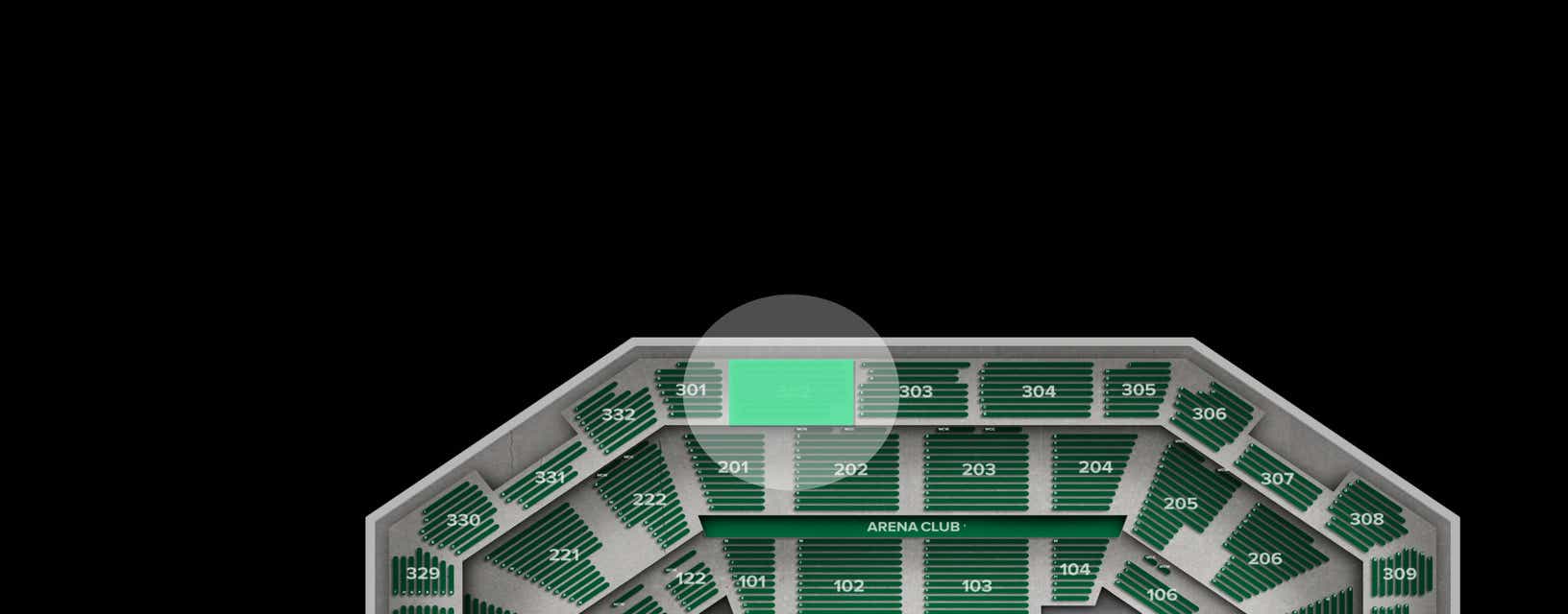 Seat view from Upper