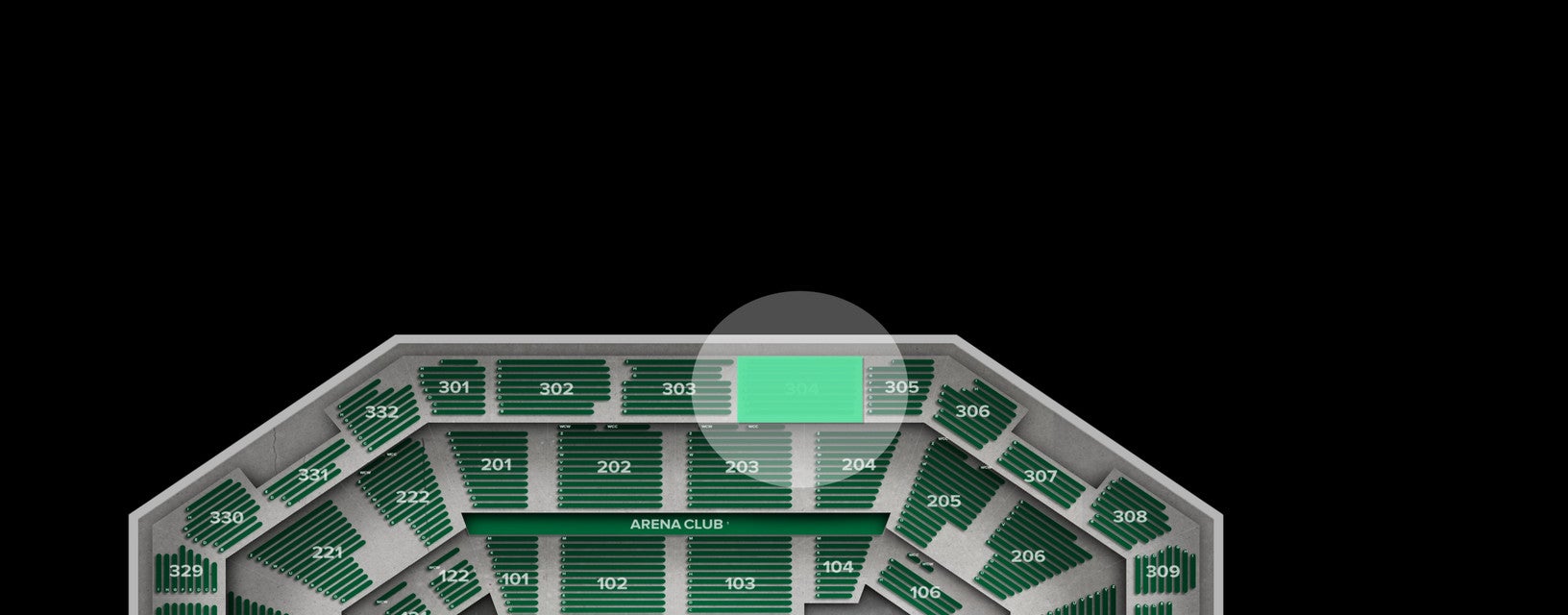 Seat view from Upper