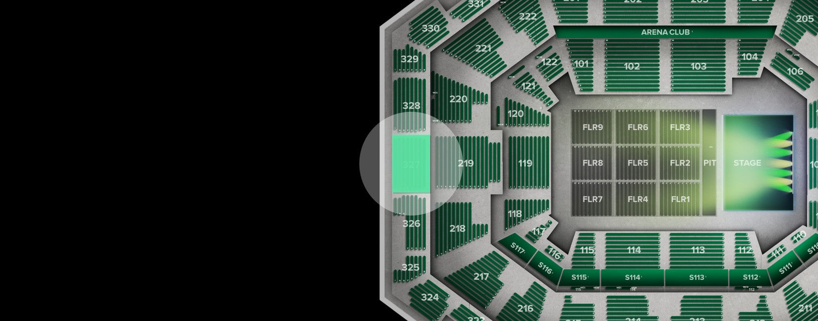 Seat view from Upper