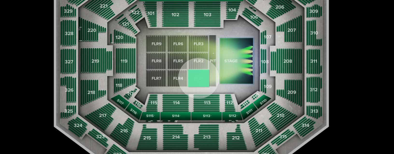 Seat view from Floor