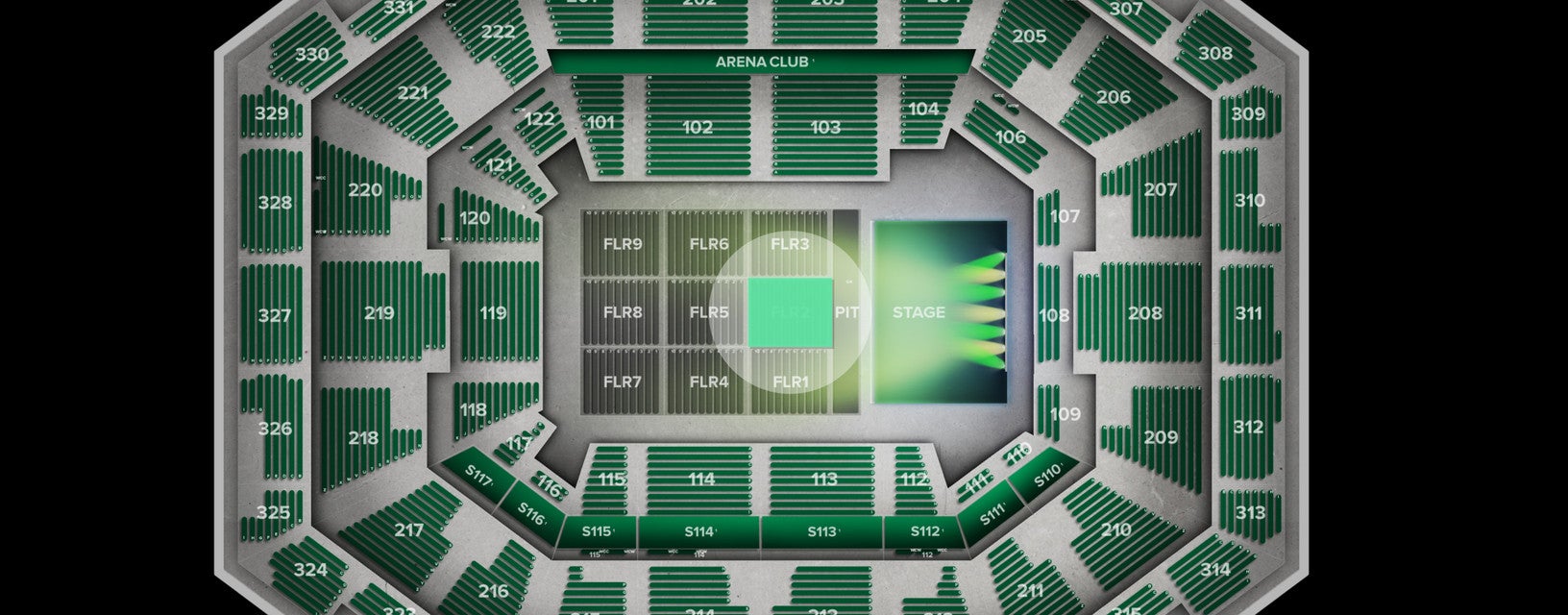 Seat view from Floor