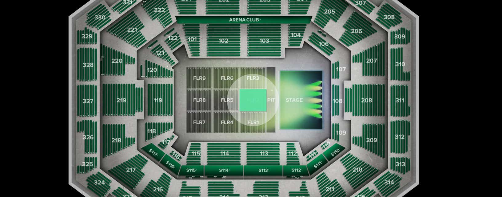 Seat view from Floor