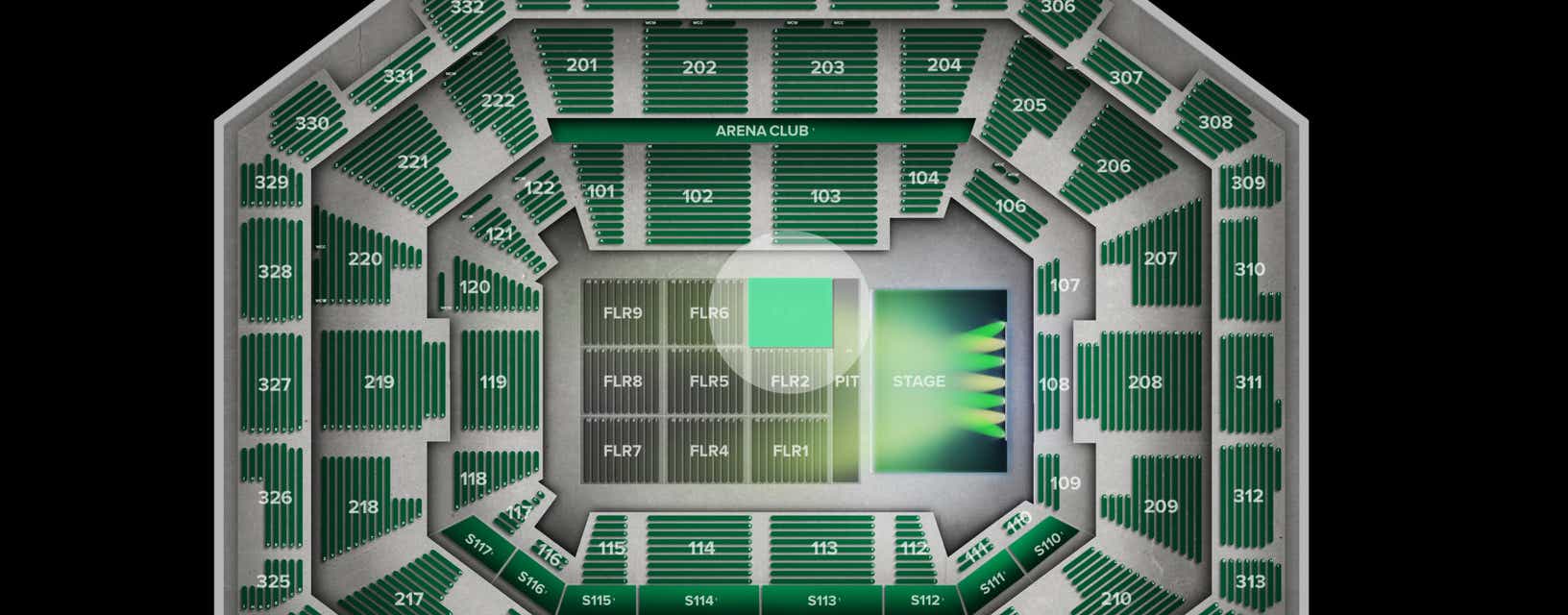 Seat view from Floor