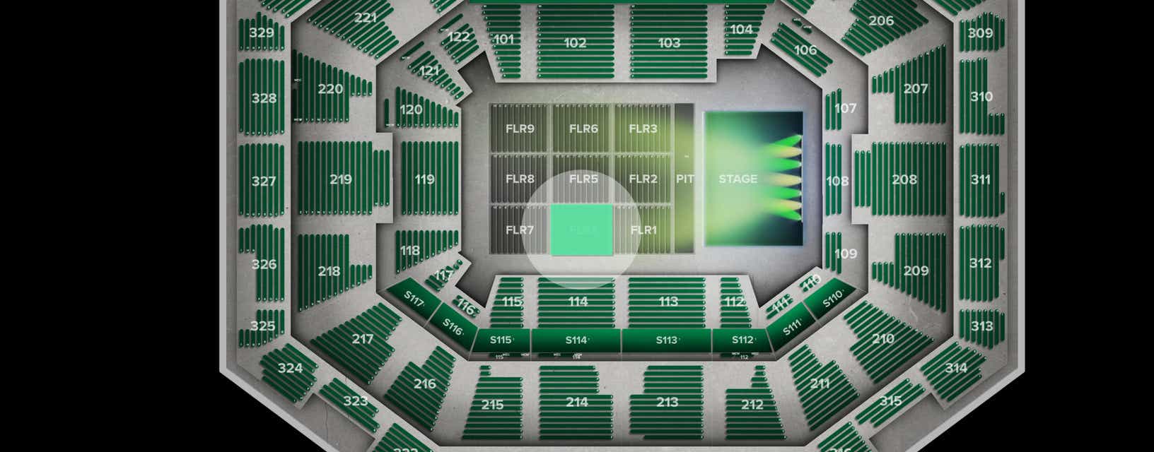 Seat view from Floor