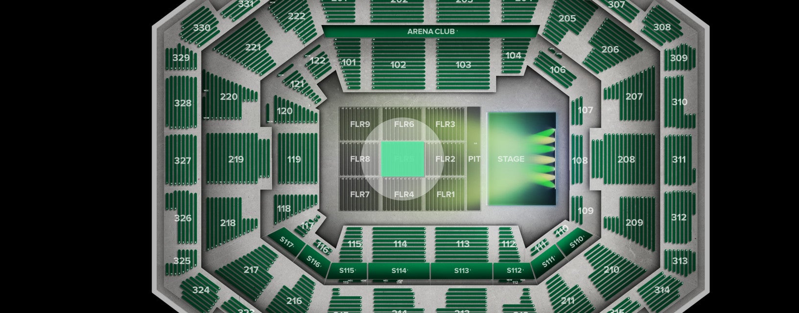 Seat view from Floor
