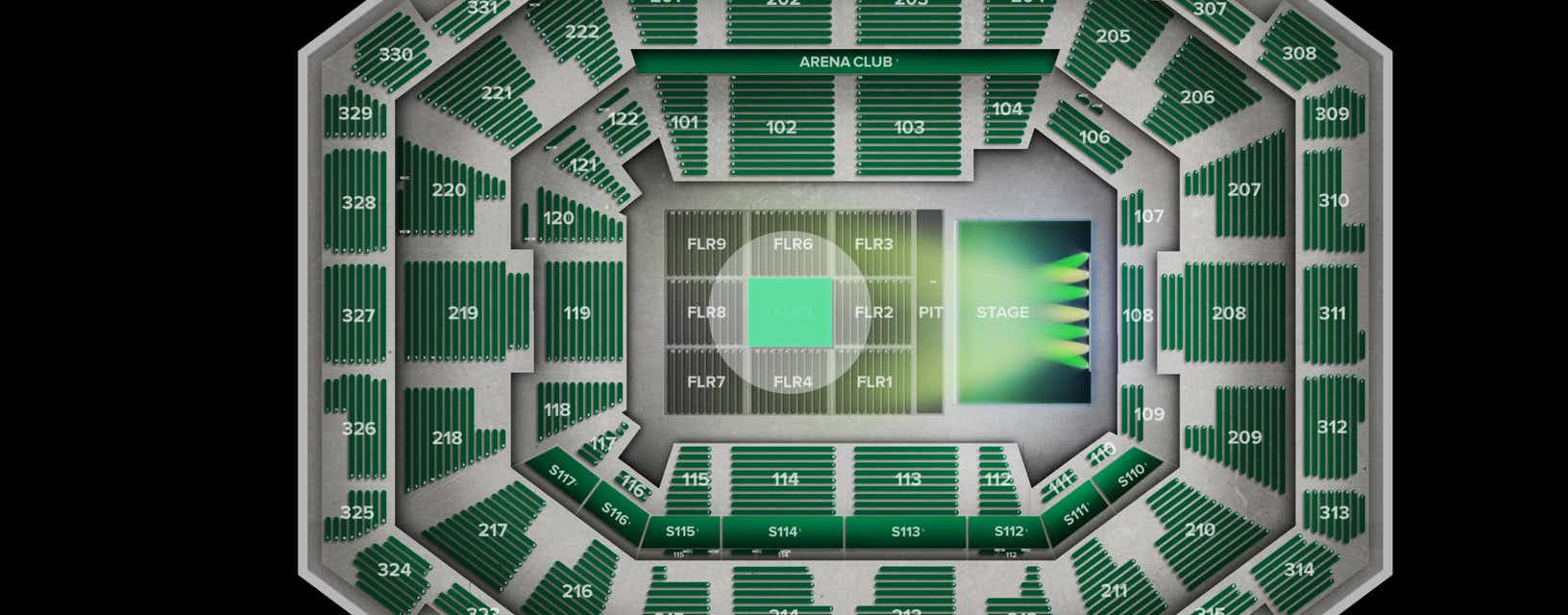 Seat view from Floor
