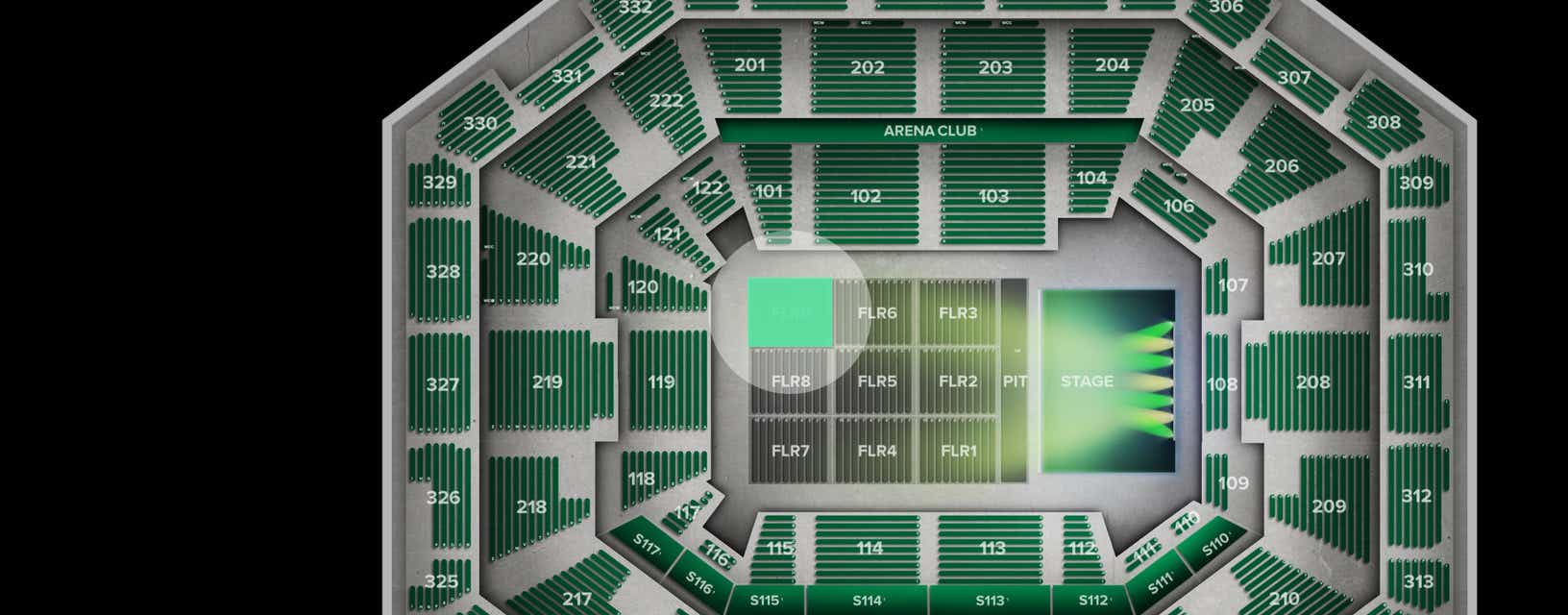 Seat view from Floor