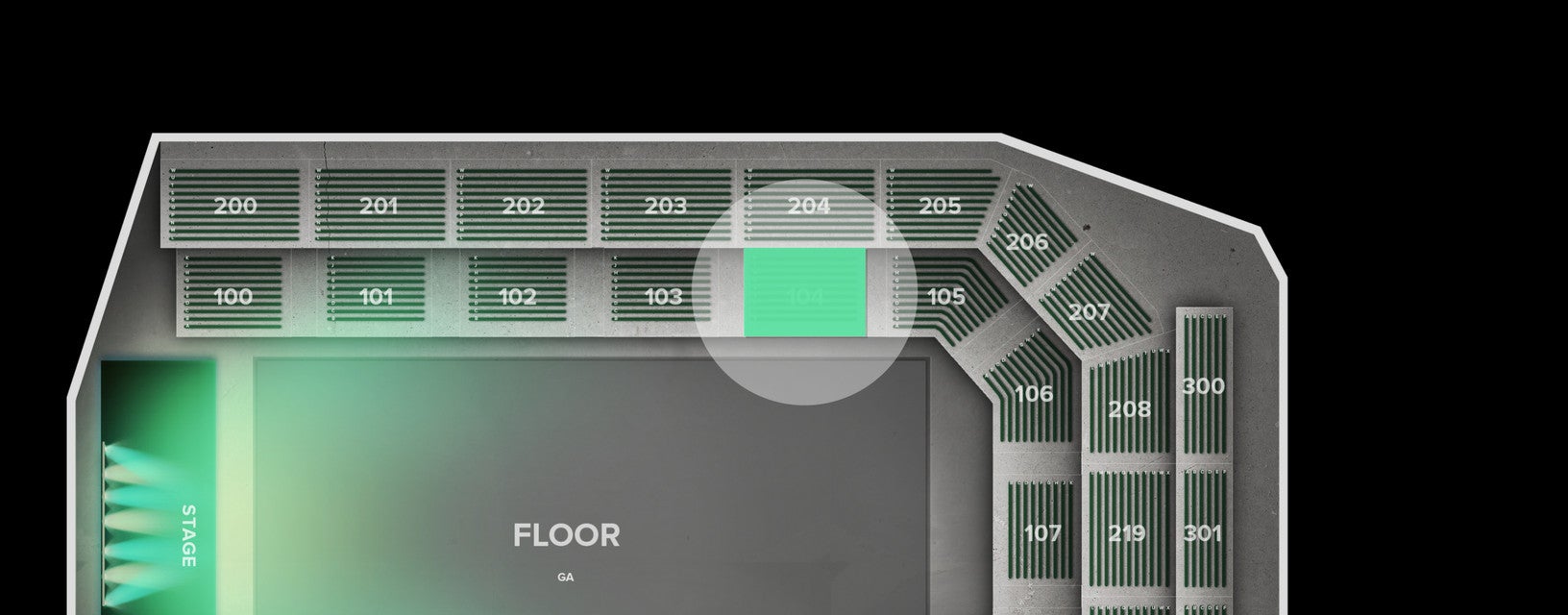 Seat view from Lower