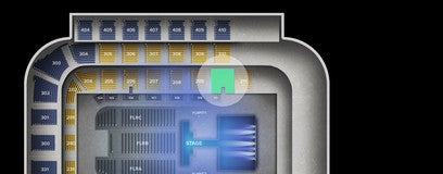 Seat view from Middle