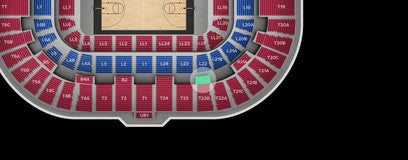 Seat view from Arena Floor