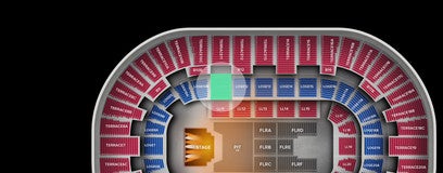 Seat view from Loge