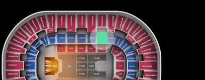 Seat view from Loge