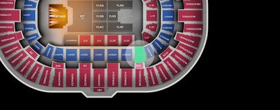 Seat view from Loge
