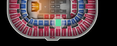 Seat view from Loge