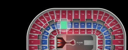 Seat view from Loge