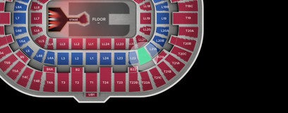 Seat view from Loge