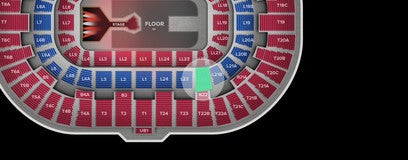 Seat view from Loge