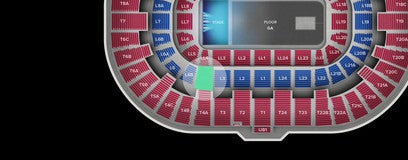 Seat view from Loge