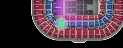 Seat view from Loge