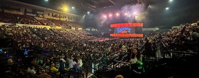 Seat view from Loge