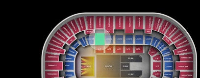 Seat view from Loge