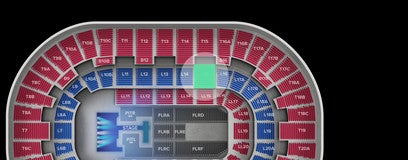 Seat view from Loge