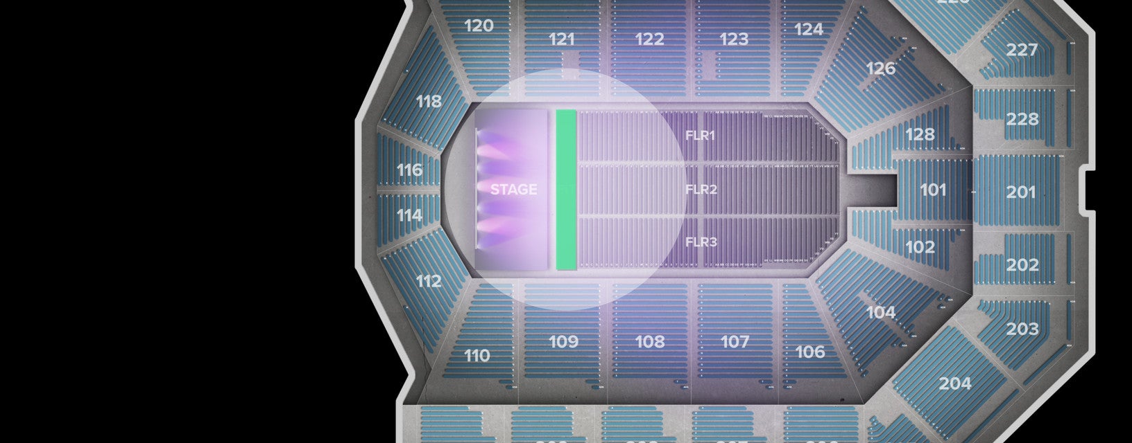Seat view from Pit