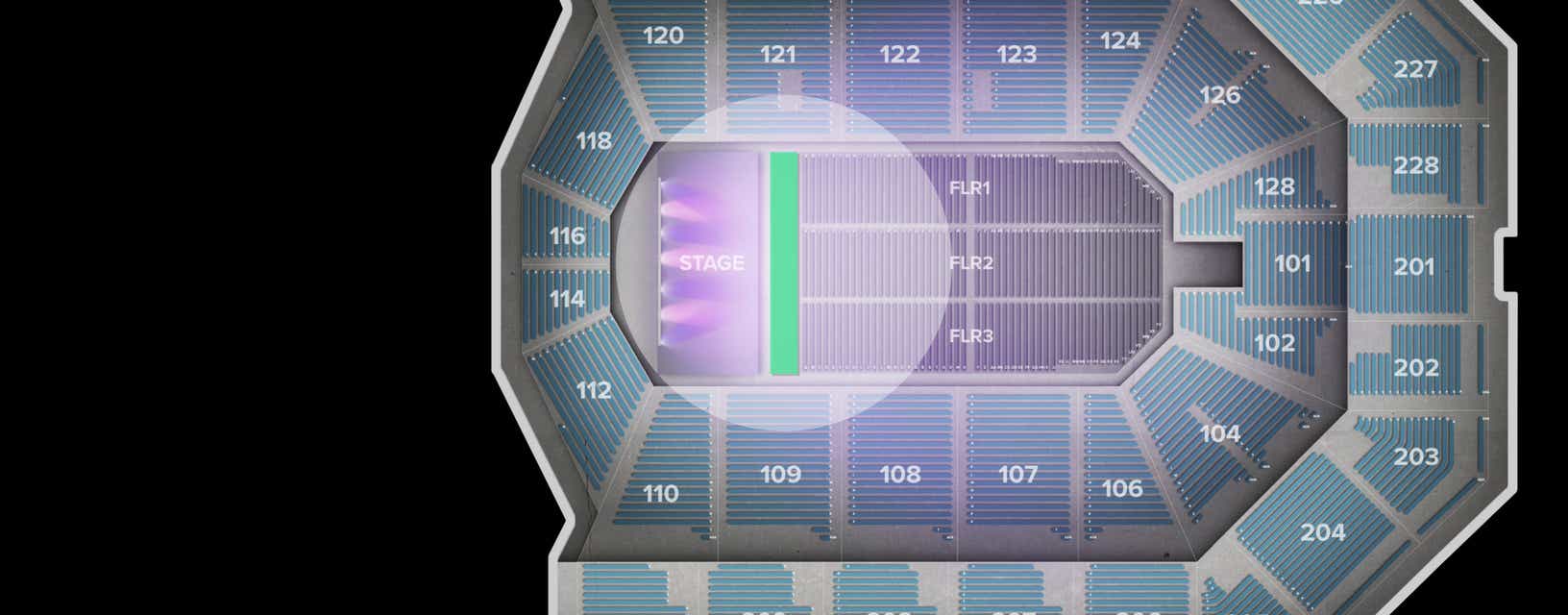 Seat view from Pit