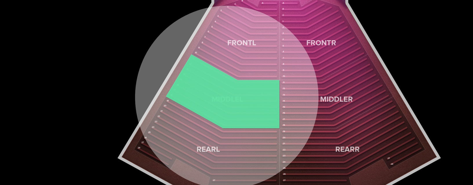 Seat view from Middle Left