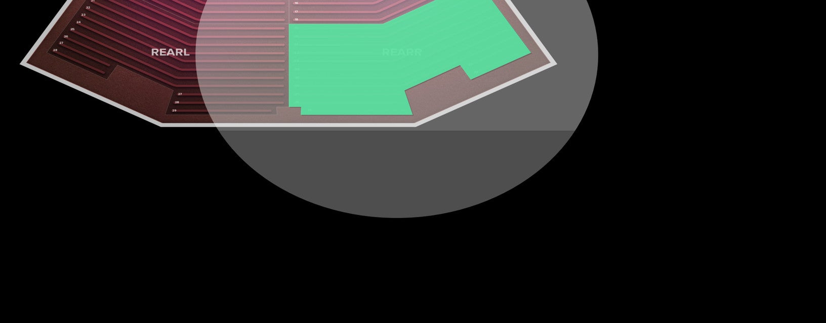Seat view from Rear Right