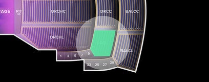 Seat view from Dress Circle