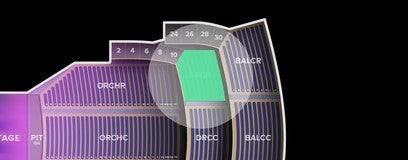 Seat view from Dress Circle