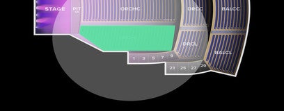 Seat view from Orchestra