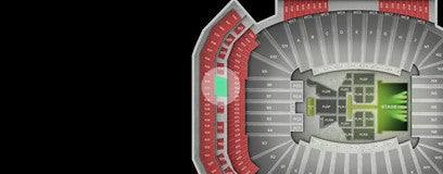 Seat view from Upper End Zone