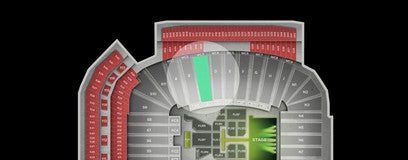 Seat view from Sideline