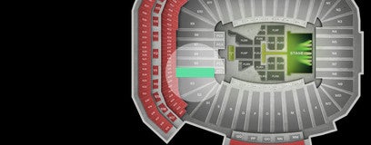 Seat view from South End Zone