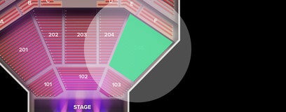 Seat view from Orchestra